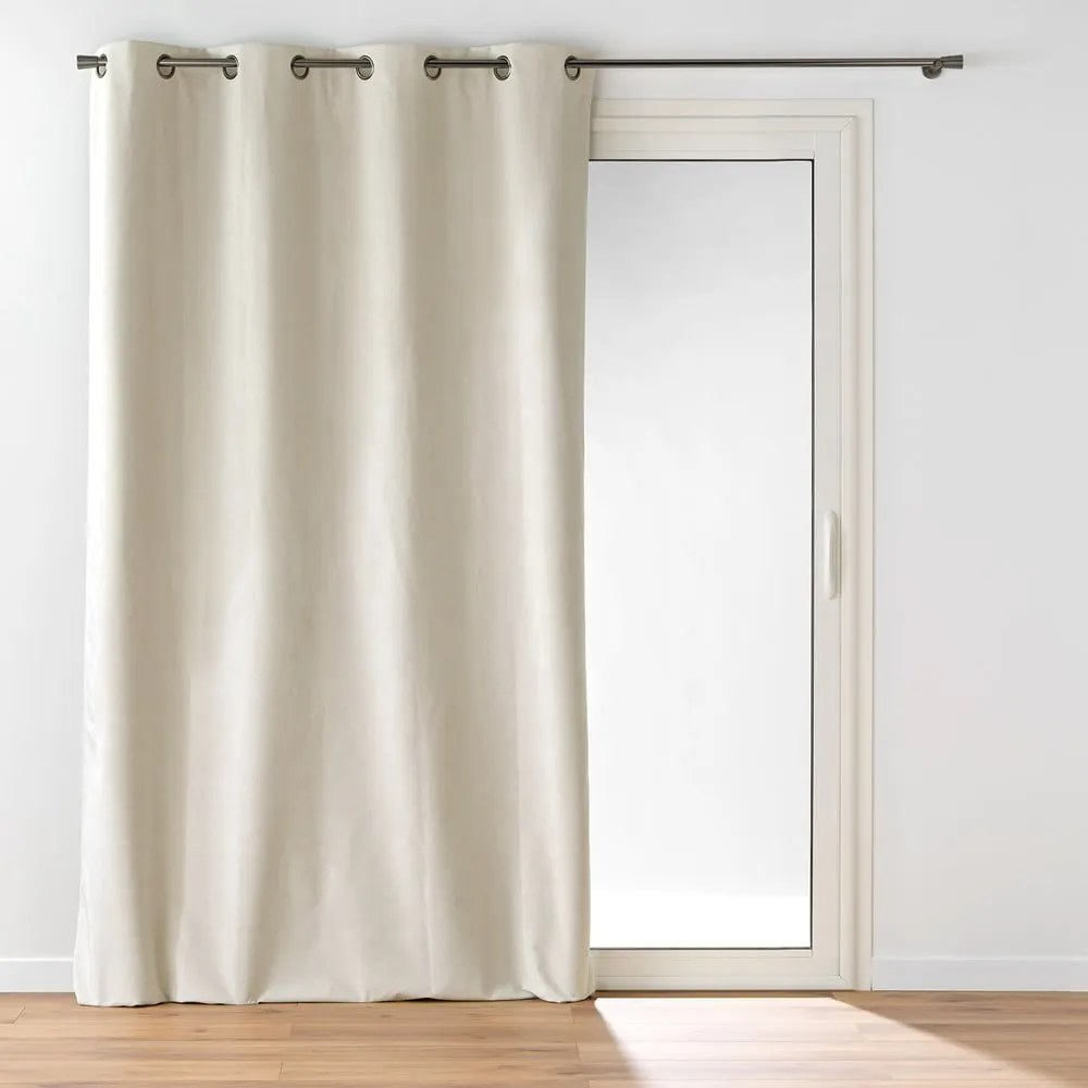 Tenda beige in velluto 140x260 cm Olympe – douceur d'intérieur