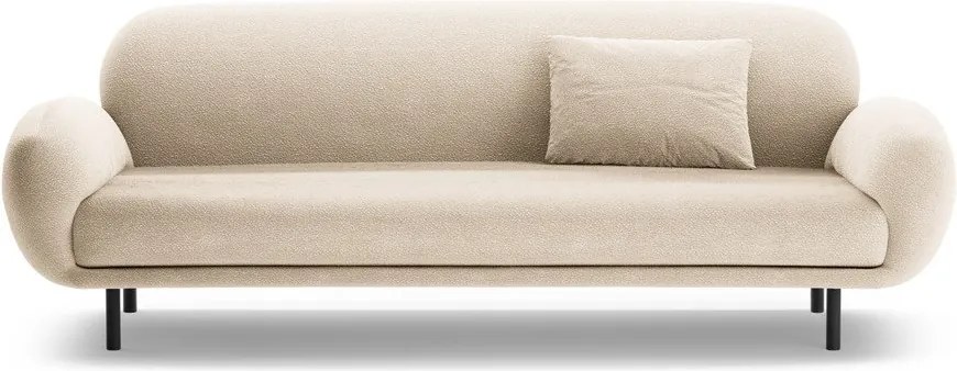 Divano beige con rivestimento in bouclé 208 cm Poppy – Micadoni