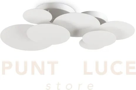 Cloud plafoniera led 3000k 46w 4600 lm l.74cm in metallo