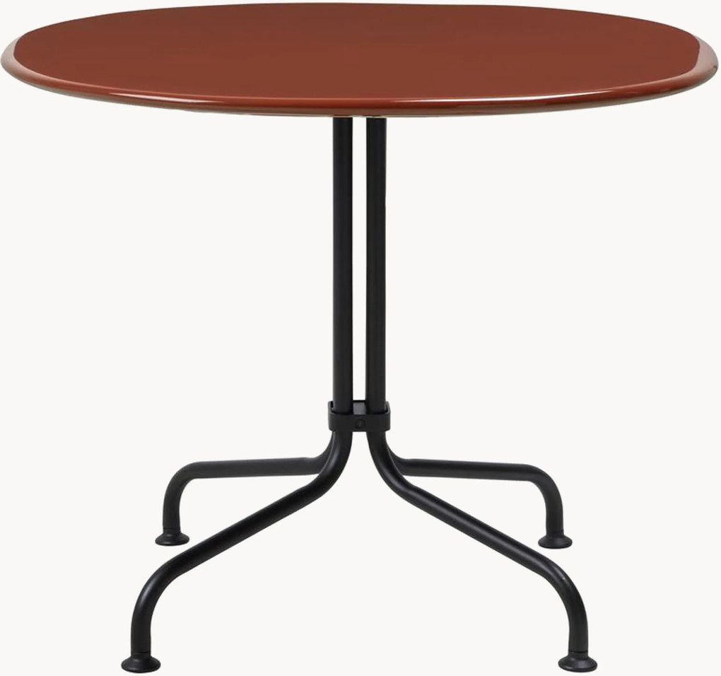 Tavolo bistrot rotondo con piano in ceramica Carmel, Ø 75 x Alt. 73 cm