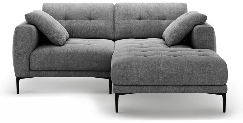 Divano angolare grigio (con penisola a destra/con chaise lounge) Bemy – Micadoni