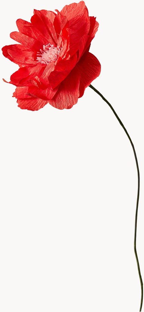 Fiore artificiale fatto a mano Oriental Poppy