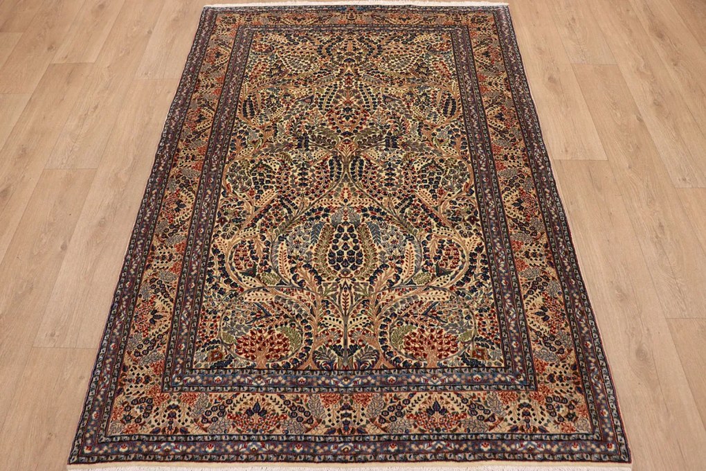 Kerman Tappeto persiano 140x200 (Iran) Annodato A Mano
