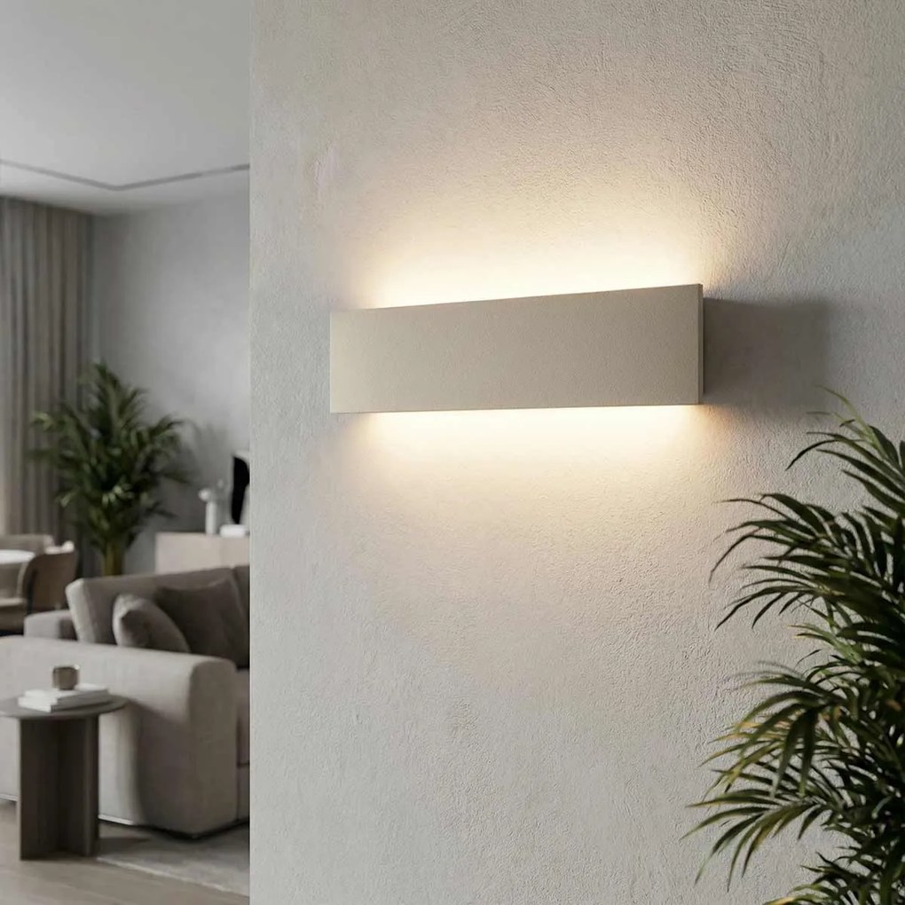 Applique da parete in cemento 40cm per Strisce LED Bidirezionale