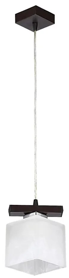 Jupiter 1096 - PO1 - Lampadario a sospensione POLA 1xE27/60W/230V wengé