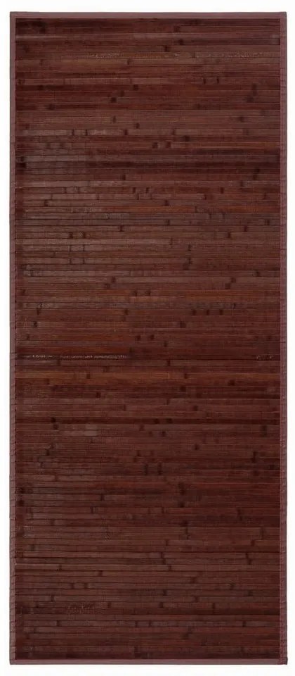 Tappeto in bambù marrone scuro 75x175 cm - Casa Selección