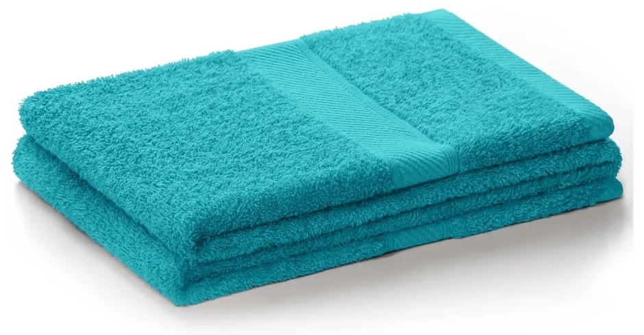 Asciugamano tipo terry blu/turchese in misto bambù 70x140 cm Bamby – DecoKing