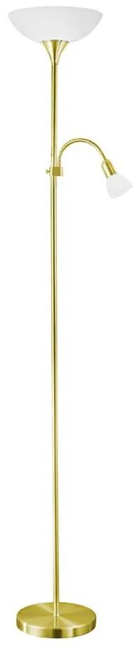 EGLO 82843 - Lampada con piedistallo UP 2  1xE27/60W + 1xE14/25W oro