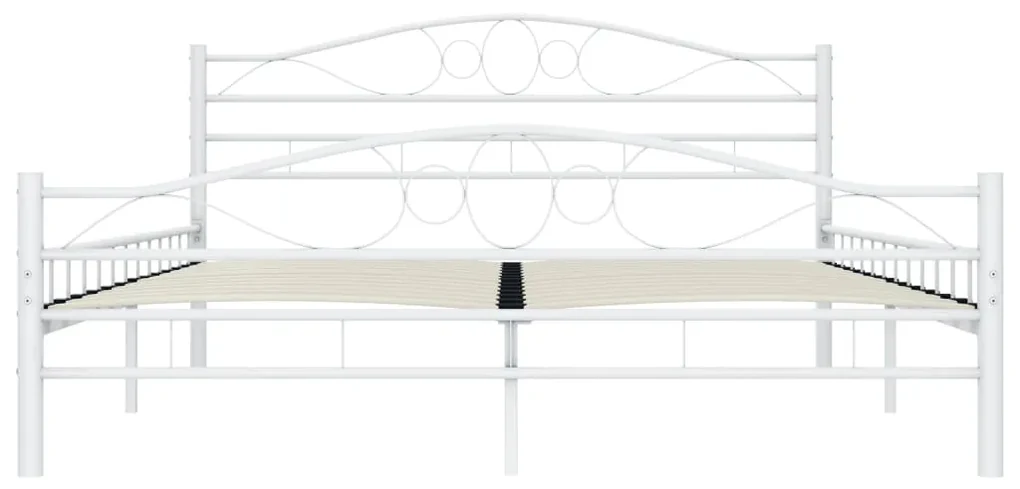 Giroletto bianco in metallo 180x200 cm