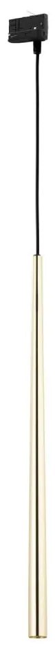 Lampadario a sospensione con filo per sistema a binario trifase PIANO 1xG9/8W/230V oro/nero
