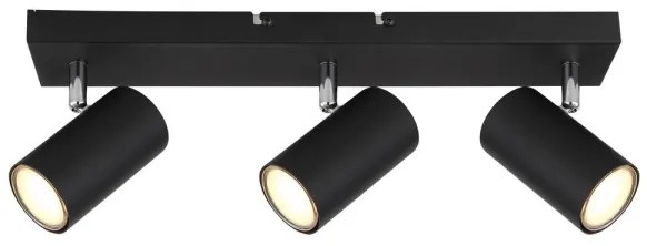 Globo 57911-3B - Faretto ROBBY 3xGU10/35W/230V nero