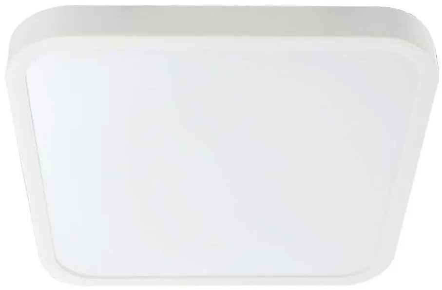 Plafoniera LED bagno 24W 230V IP44 3000K 29x29 cm bianco