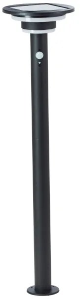 Brilliant - Lampada solare LED con sensore GARVINA LED/3W/3,7V 85 cm IP44 nero