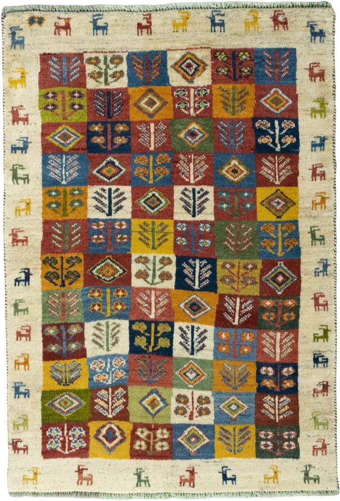 Gabbeh Tappeto persiano 140 x 100 (Iran) Annodato A Mano