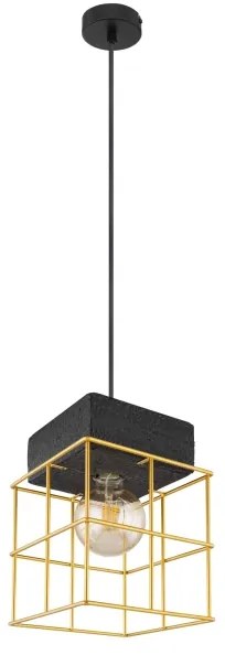 Globo 15530B-1H - Lampadario a sospensione con filo MERRIL 1xE27/60W/230V