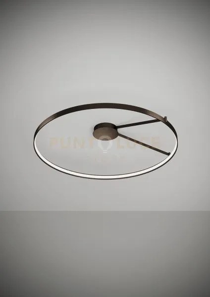 Anello lampada da  soffitto bronzo spazzolato diam.109cm 2700k 3832...