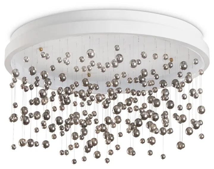 Plafoniera Contemporanea Armony Metallo Bianco Led Integrato 55W 3000K Ip20