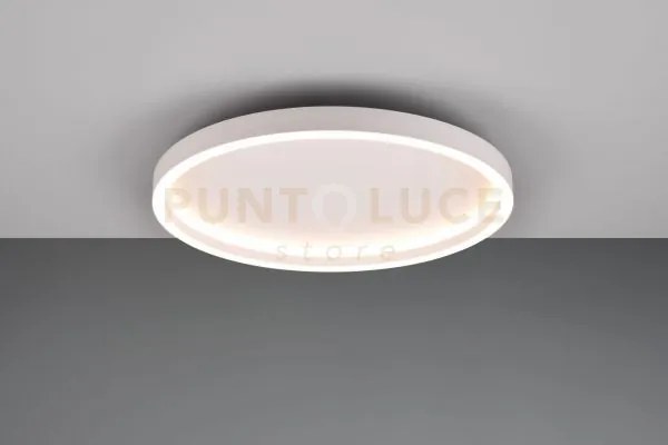 Rotonda plafoniera led 20w 2600lm, 3000k rotonda bordo metallo bian...