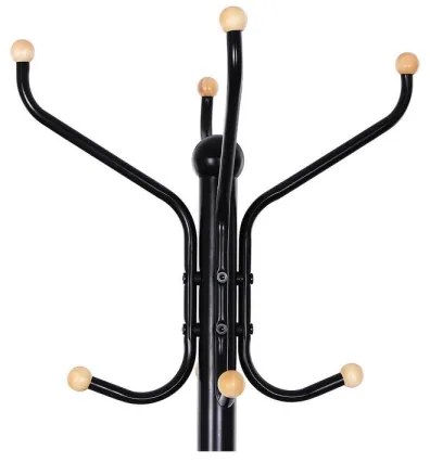 Appendiabiti da terra LINEA, nero