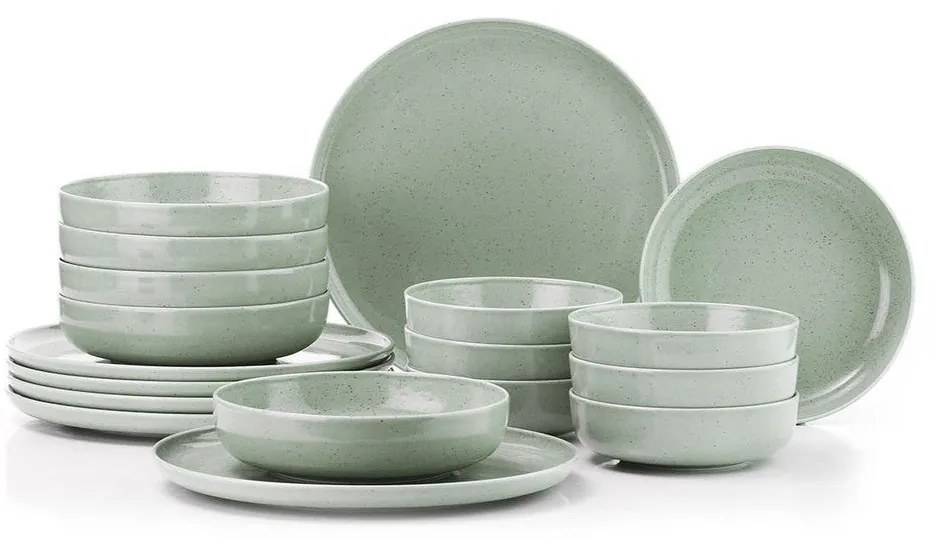 Set da pranzo in porcellana 18 pezzi - Hermia