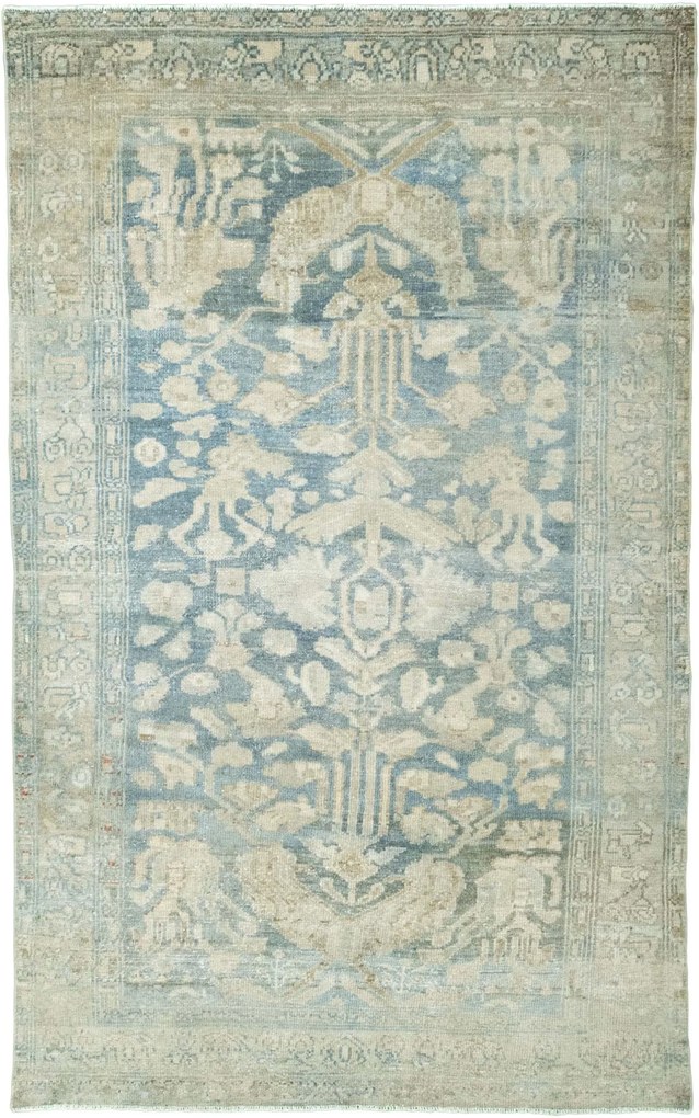 Hamedan Tappeto persiano 190 x 120 Blu (Iran) Annodato A Mano