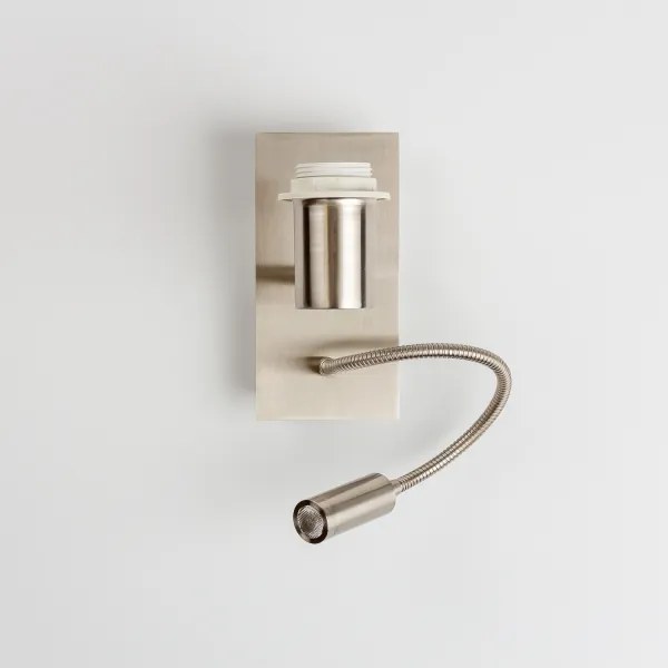 Brilagi - Applique a LED NUBILA 1xE27/25W/230V + LED/3W cromo/bianco