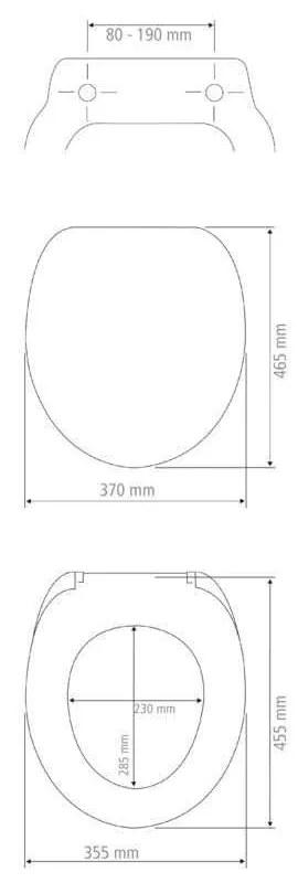 Sedile per WC bianco Exclusive Geberit Renova I. - Wenko