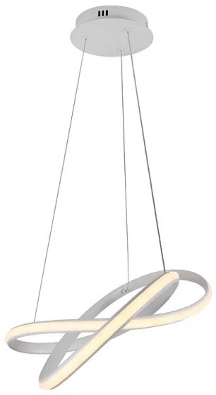 Lampadario a sospensione con filo LED dimmerabile LED/70W/230V 3000-6500K bianco + telecomando