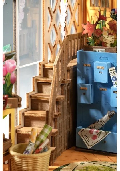 RoboTime - LED Fermalibri Giardino casa 3D puzzle 2xAAA