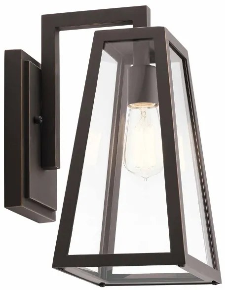 Kichler KL-DELISON-M-RZ - Applique da esterno DELISON 1xE27/60W/230V IP44