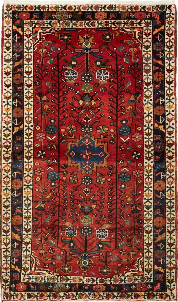Hamedan Tappeto 110 x 180 (Iran) Annodato A Mano