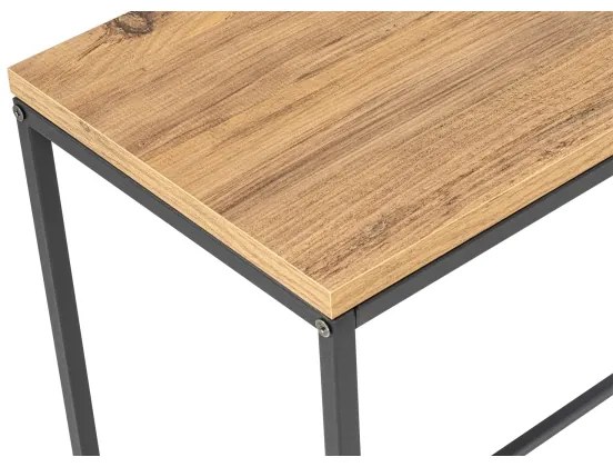 Tavolino da salotto CANVAS 80x100 cm pino atlantic/nero