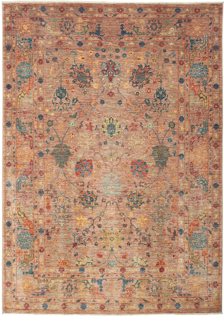Samarkand Tappeto orientale 170x240 Marrone (Pakistan) Annodato A Mano