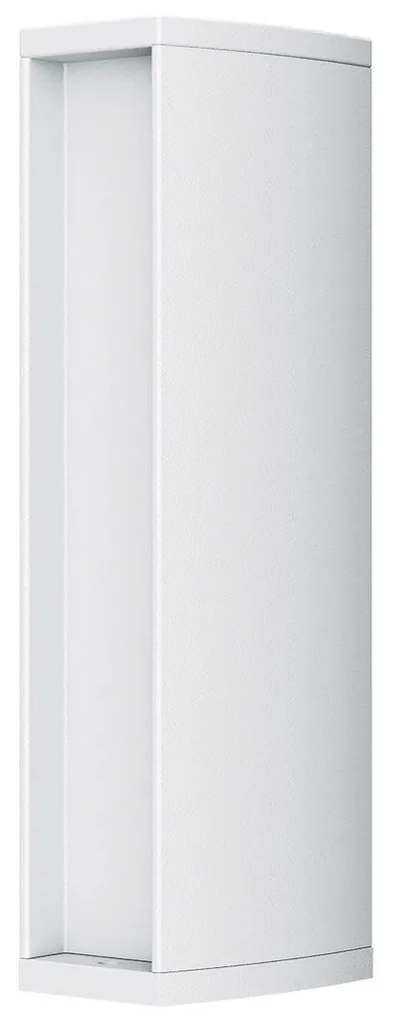 Colonnina con Prese elettriche da Giardino 30cm IP54 Alluminio - Bianca