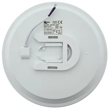 Plafoniera da bagno LED FLUME, 10W/230V, Ø 22,5 cm, IP44, nera