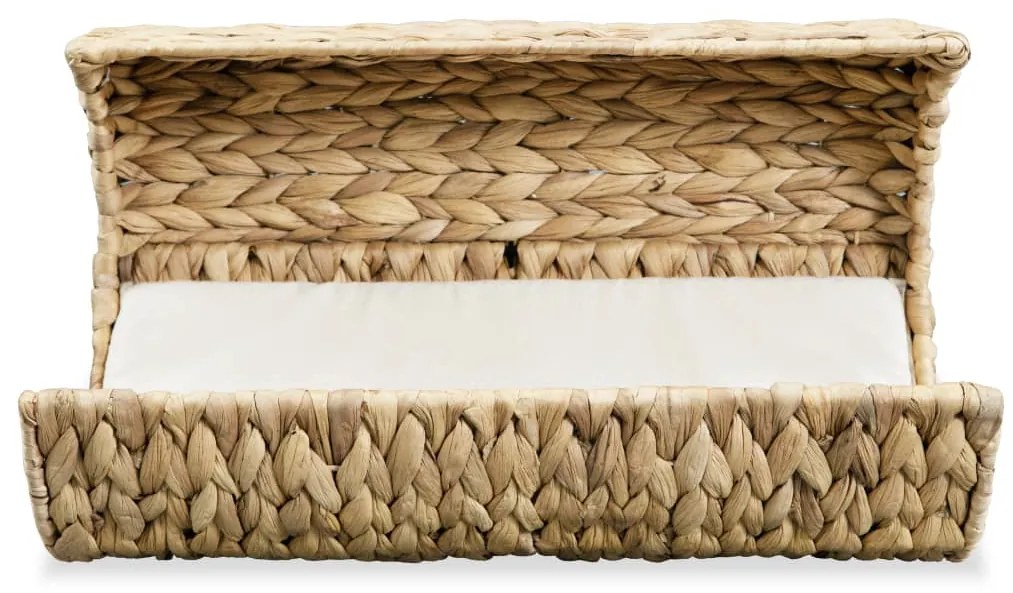 Cuccia per gatti con cuscino giacinto d'acqua 35x18x18 cm