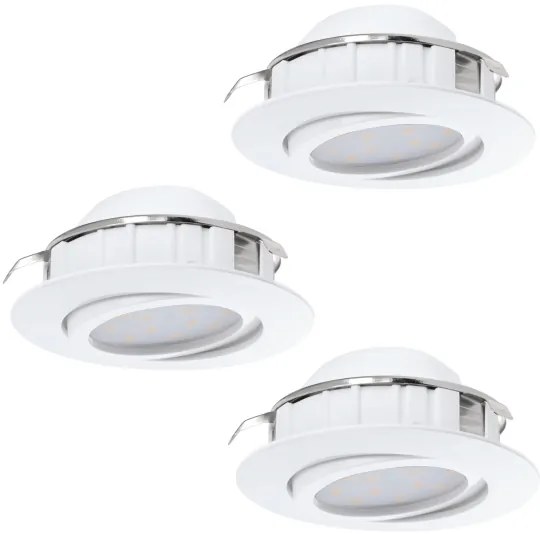 Eglo 95851 - SET 3x Lampada LED da incasso PINEDA 1xLED/4,9W/230V