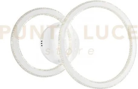 Plafoniera led bryant bianca 45w 6000lm 3000k 65x15x45cm diffusore ...
