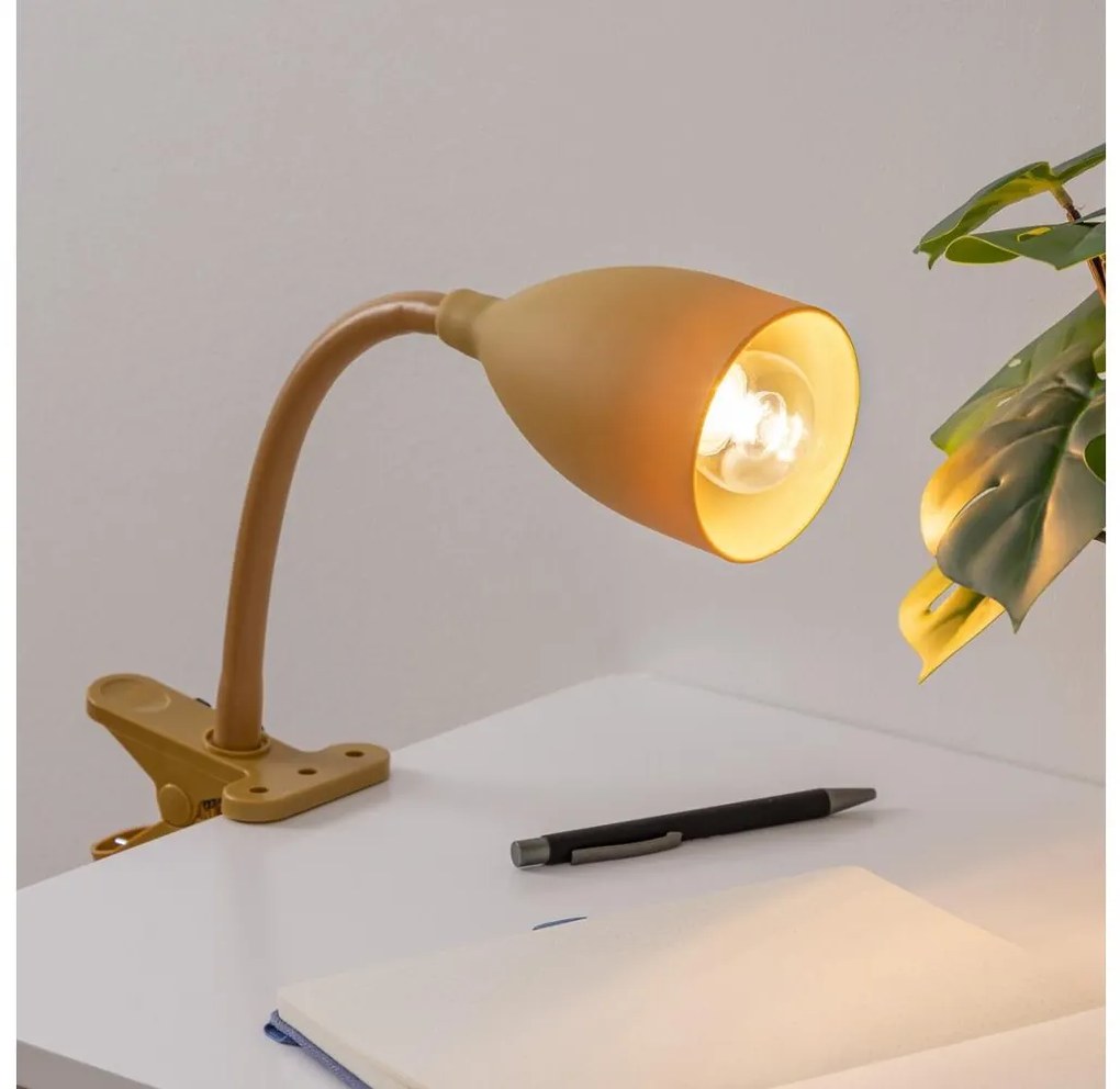 Atmosphera - Lampada con morsetto SILY 1xE14/7W/230V oro
