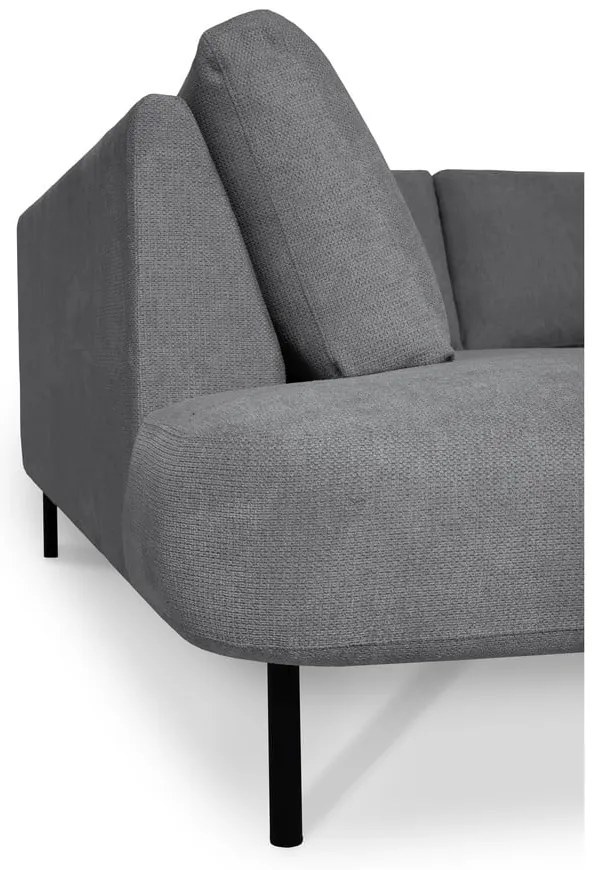 Divano angolare grigio scuro (angolo sinistro/"U") Hero - Scandic