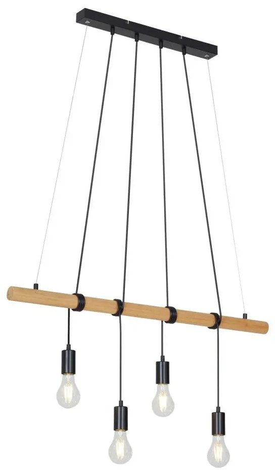 Briloner 4015045 - Lampadario a sospensione con filo 4xE27/25W/230V