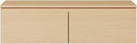 Mobile TV Sospeso 100 cm 2 Ante A Ribalta Rovere Lindberg Lume