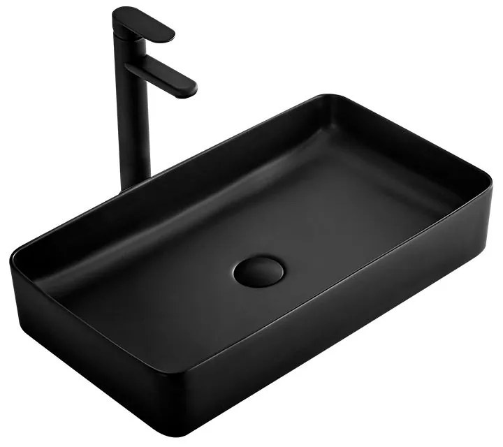 Lavabo da appoggio Denis BLACK MAT