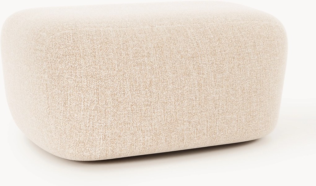 Pouf grande in bouclé Wolke