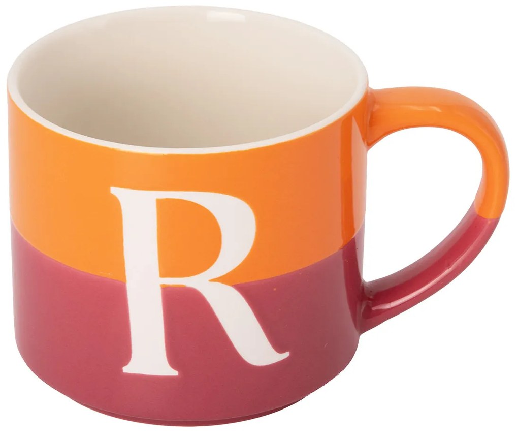 Tazza lettera R rosso 400 ml Blend Collection