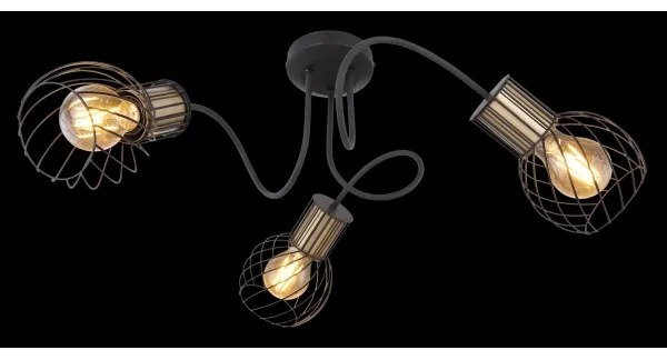 Globo 54013-3 - Lampadario a plafone ARGUSTO 3xE27/40W/230V