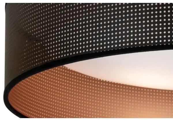 Duolla - Plafoniera LED ROLLER LED/24W/230V diametro 45 cm nero/rame