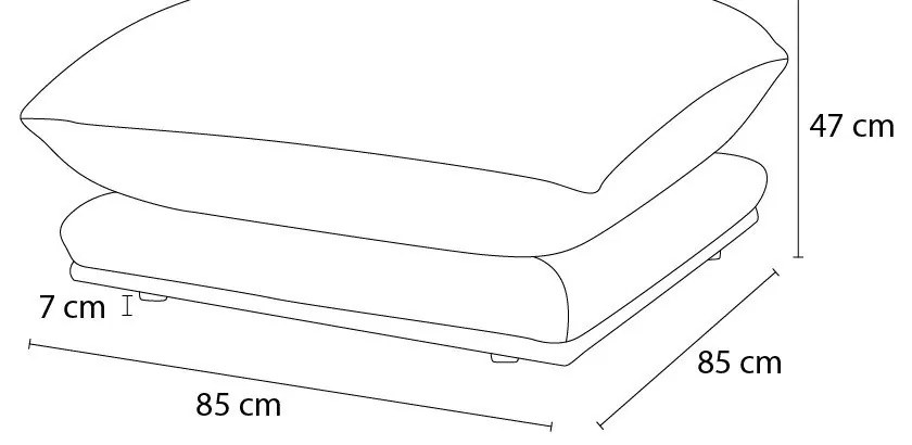 Poggiapiedi burgundi Ernest – Bobochic Paris