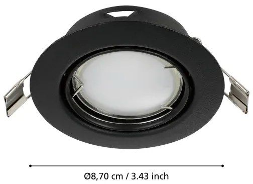 Eglo 900752 - SET 3x Luce LED da incasso PENETO 1xGU10/4,6W/230V