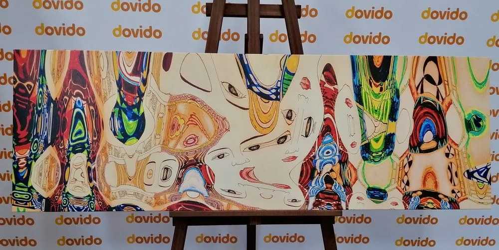 Quadro su tela – Madre in versione astratta